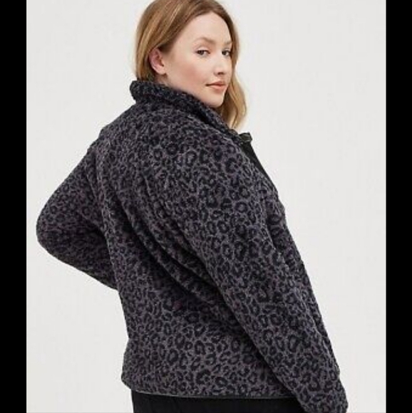 Leopard Zip Up Jacket - Picture 2 of 4